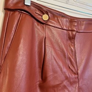 Loft leather pants size 8